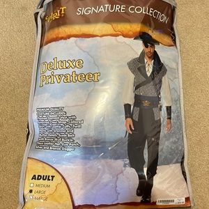 Deluxe MENS PIRATE COSTUME